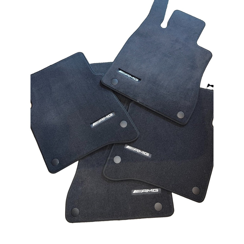 Mercedes Benz Magma Gray Floor Mats Set 2023-26 C300 C43 AMG 822368030047Q17